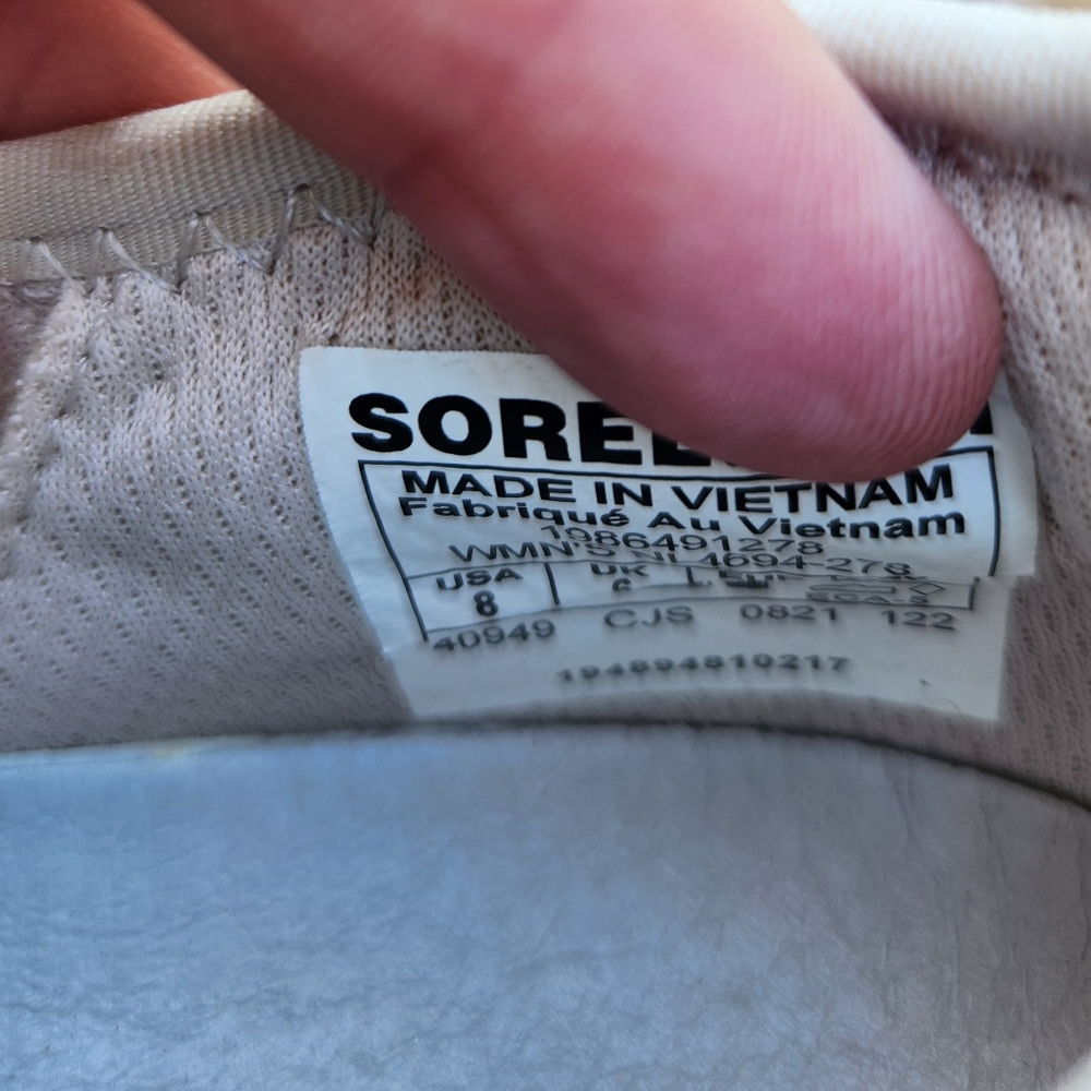Sorel Kinetic Impact Beige Sneaker - Picture 9 of 9